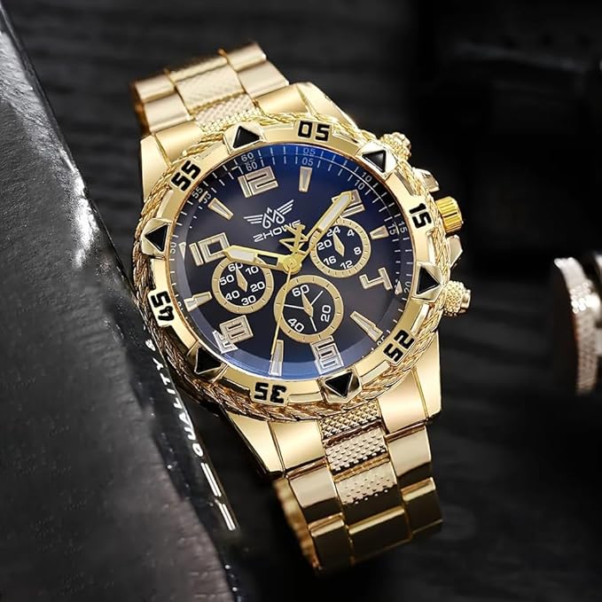 Men's Luxury Watch Stainless Steel, Analogue Display