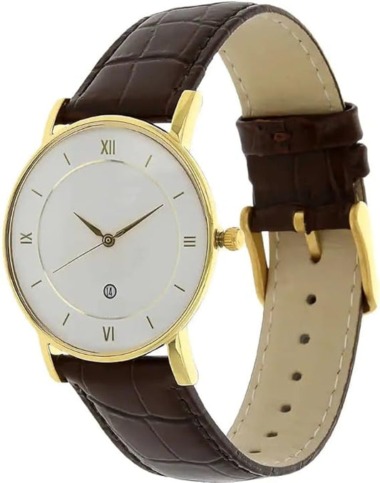 Bz_New Series Of Men White Dial Watch-2024 With Date Function Series-2024 Analog Watch-For Men (Black, Leather)